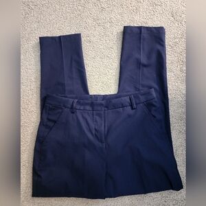 Puma Women's Navy Straight-Leg Golf Trousers Pants